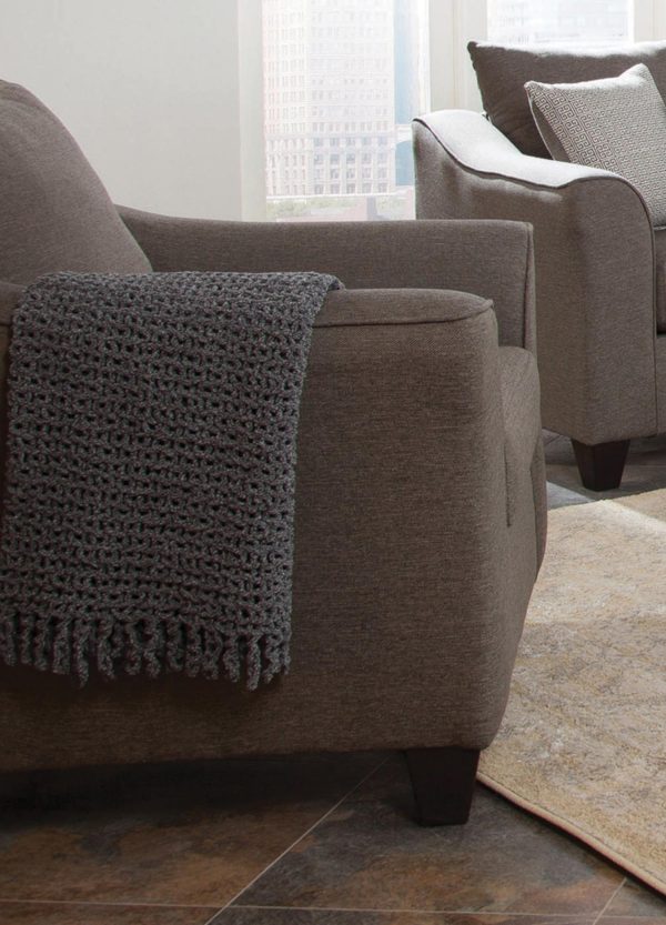 Modern "Salizar" Chair - Charcoal Grey