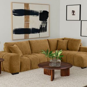 Camacho Sectional Sofa - Amber