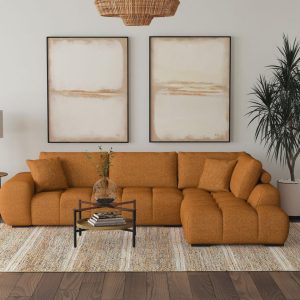Camacho Sectional Sofa - Orange